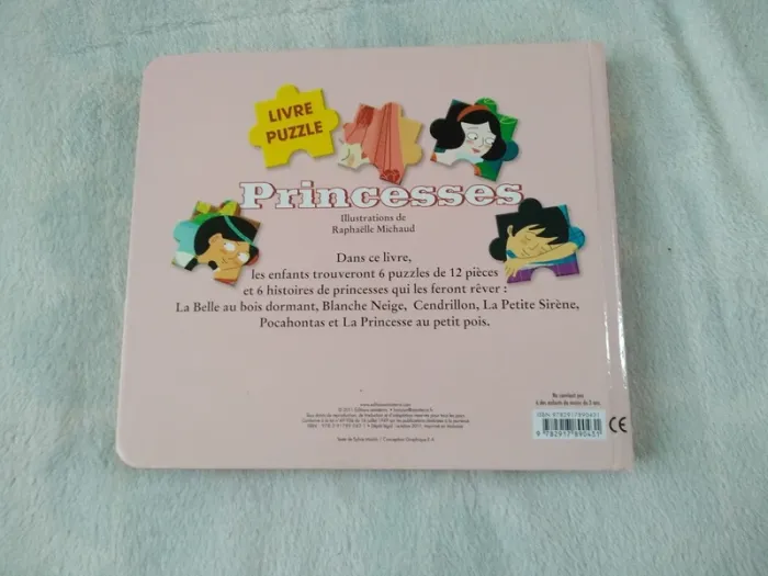 Livre Puzzle Princesses - photo numéro 2
