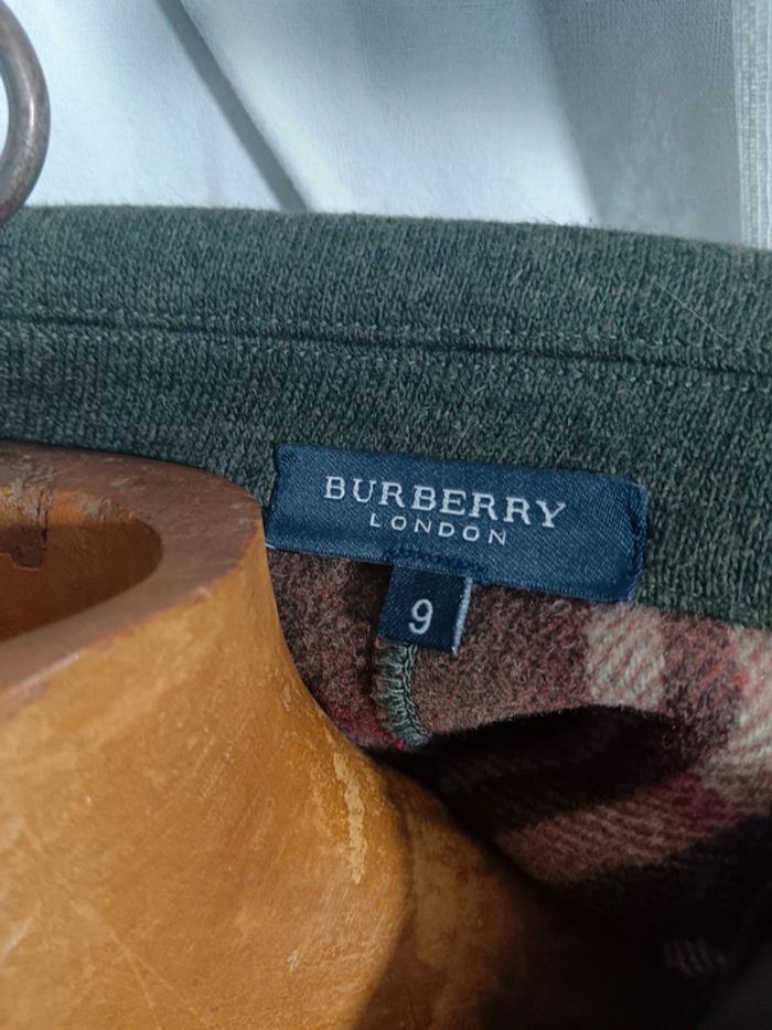 Burberry | Surchemise veste vert foncé | t. 46 - photo numéro 9