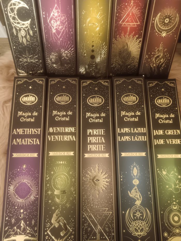 Lot 10 paquets encens pierres semi précieuses - photo numéro 3