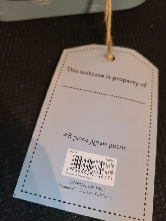 Puzzle dans sa valisette - Animaux en voie de disparition - photo numéro 4