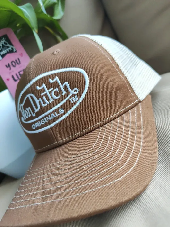 Casquette Trucker Von Dutch marron - photo numéro 2