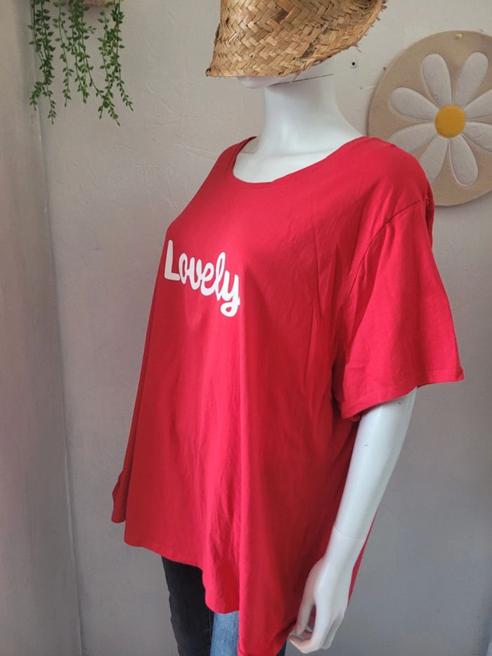 T shirt rouge grande taille - photo numéro 4