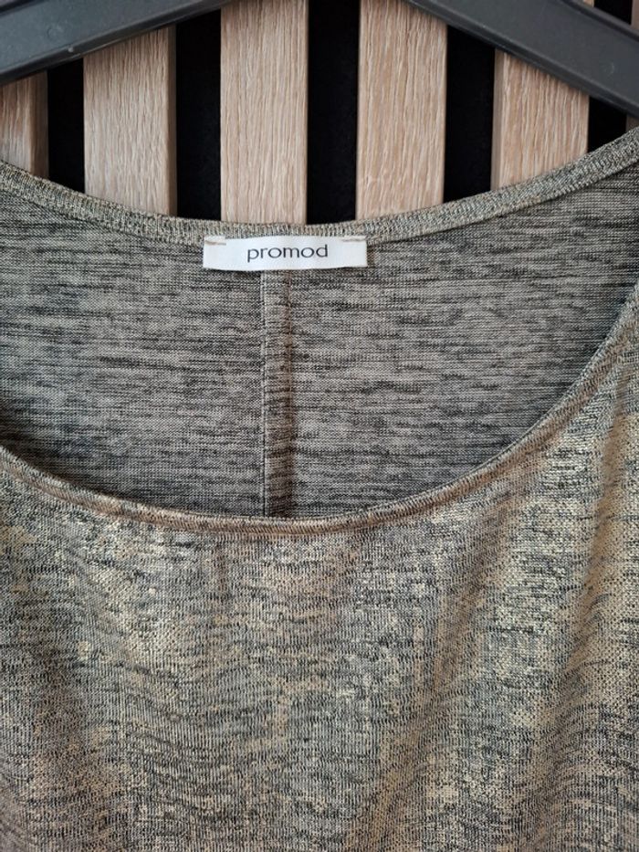 Blouse haut doré Promod T 38 - photo numéro 5