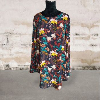 Très belle tunique fluide et légère femme T 42 H&M