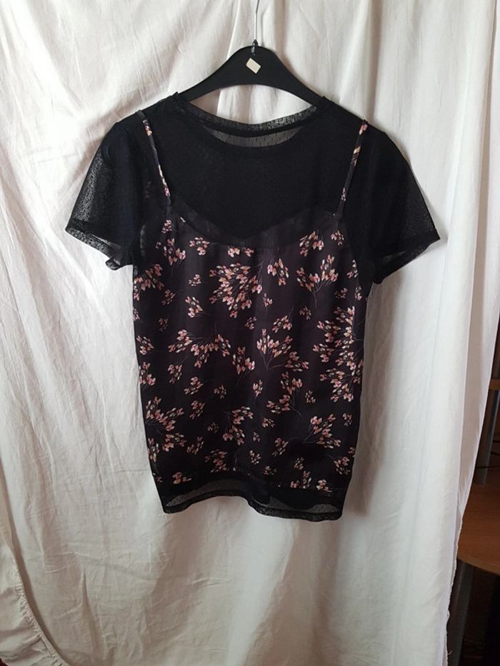 Joli haut fleuri - photo numéro 4