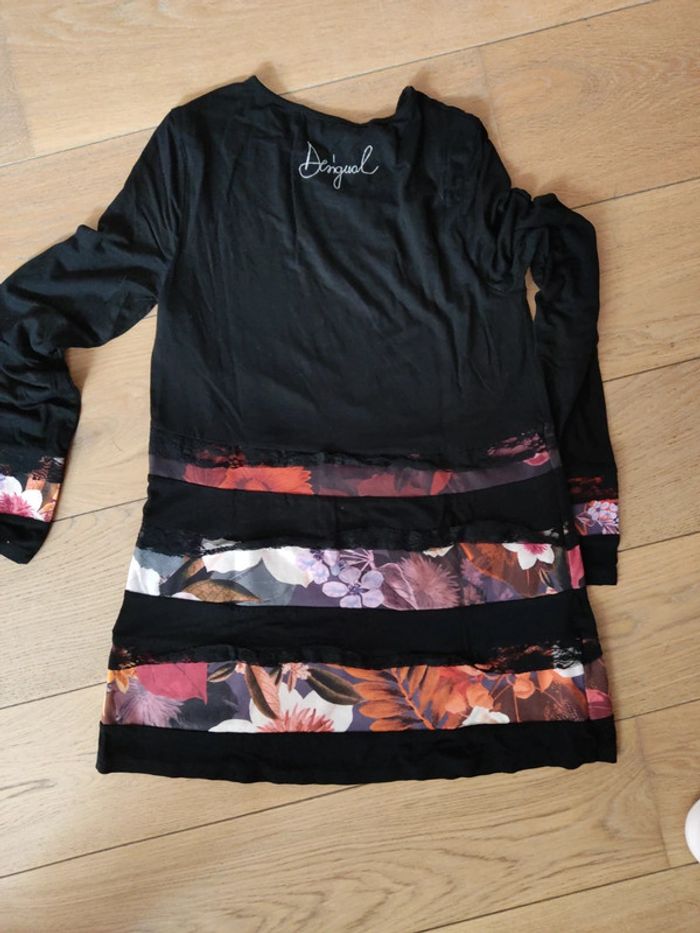 t-shirt fin Desigual dentelle - photo numéro 4