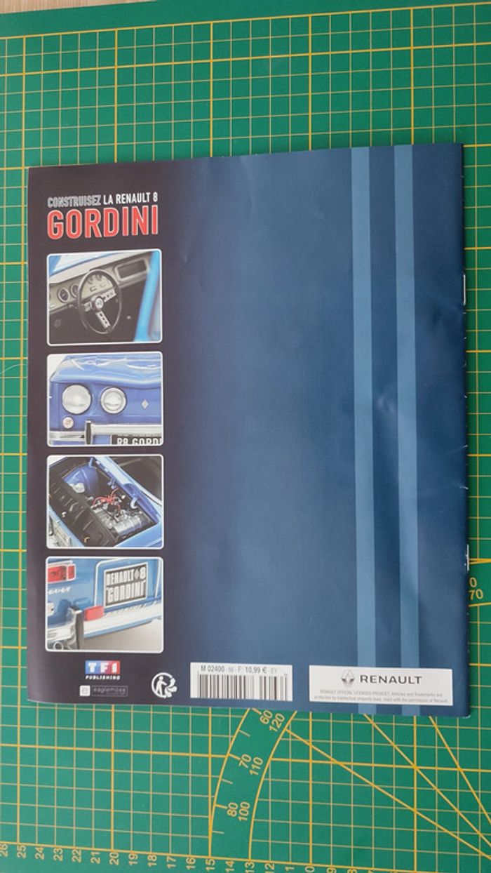 Fascicule seul sans pièce N°66 Renault R8 Gordini 1/8 Eaglemoss #A67 - photo numéro 2