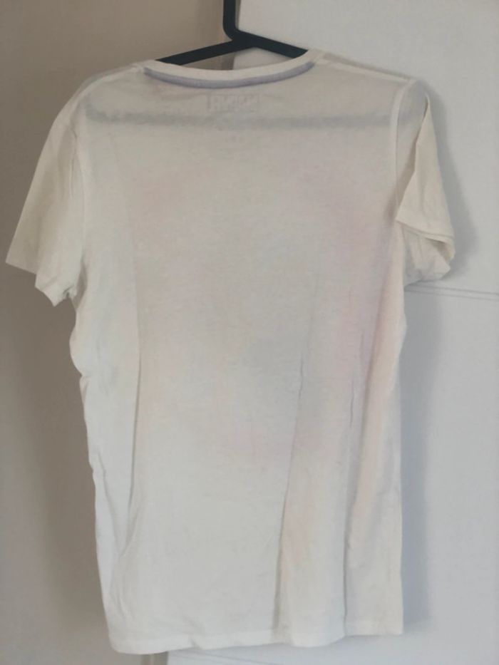 T-shirt blanc Captain America Marvel Celio 2012 - photo numéro 4