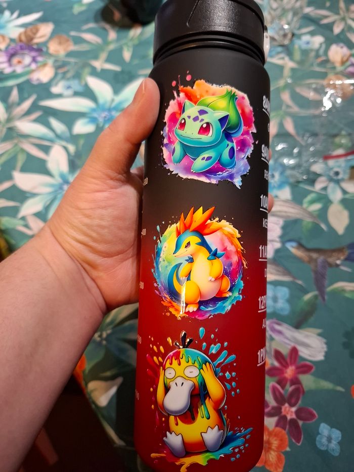 Magnifique Gourde pokemon pikatchu et compagnie neuf - photo numéro 3