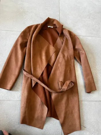Longue veste marron, taille XL, très bon état