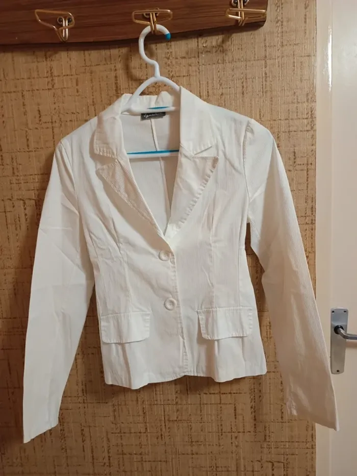 Veste Équation blanche – Taille 1 (S)