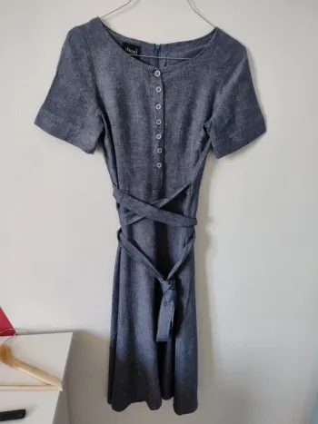 Magnifique robe en jean doux