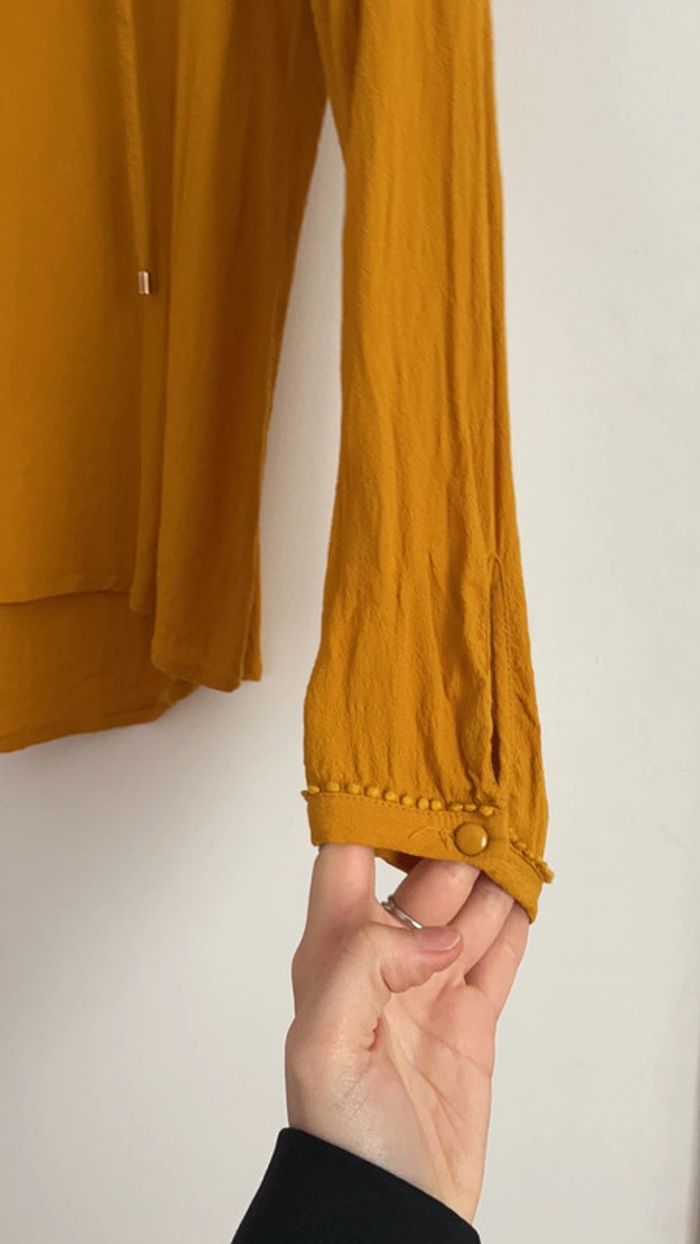 Blouse jaune moutarde - photo numéro 2