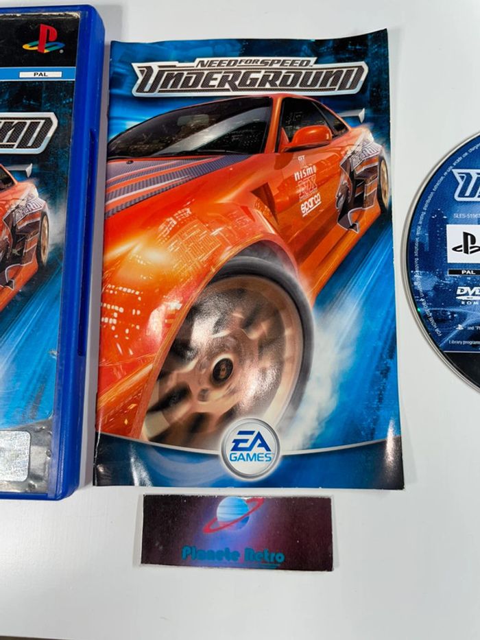 Need For Speed Underground - Jeu PS2 Complet Version Française Sony PAL - photo numéro 3