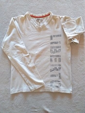 T-shirt manches longues col V