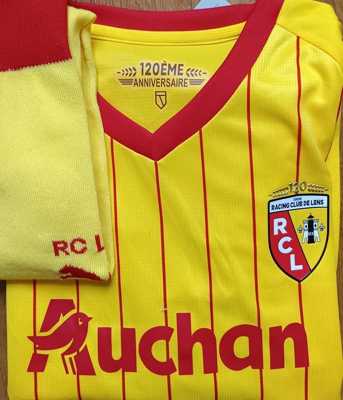 Kit football taille 14 ans modèle RC Lens 2026 domicile - photo numéro 6