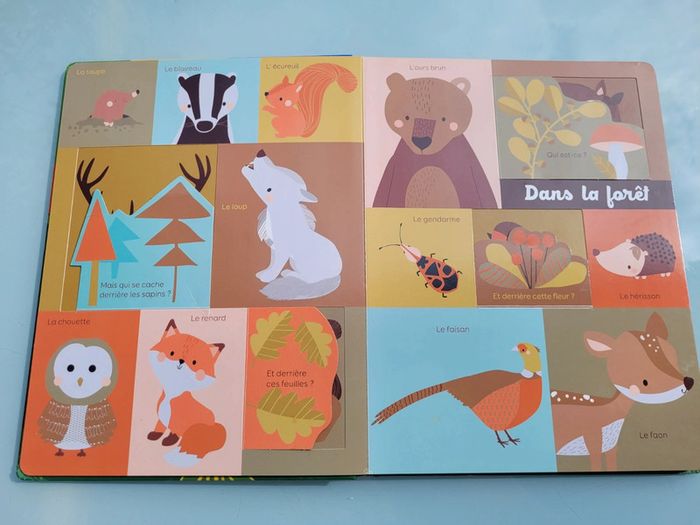 Grand livre à flaps 🦍 Mon Bel Imagier 🦜 Les animaux 🐆 73 - photo numéro 3
