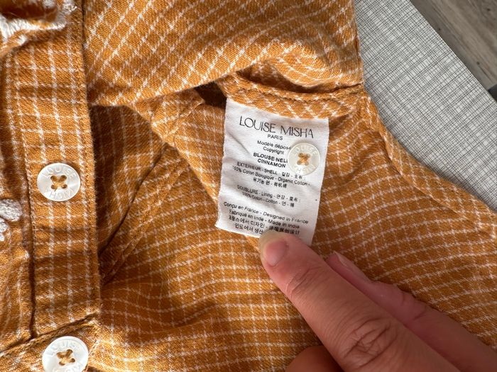 Chemise à carreaux à volant Louise Misha 4 ans - photo numéro 5