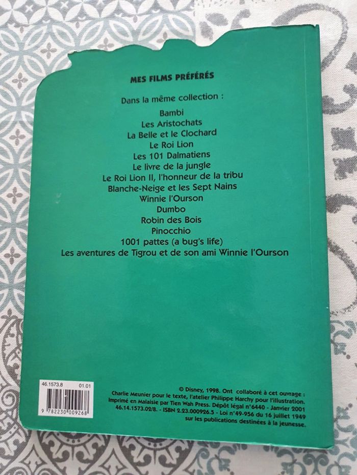 Livre Bambi de chez Disney - photo numéro 4