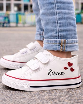 🖤 Baskets personnalisées basse enfant ❤️