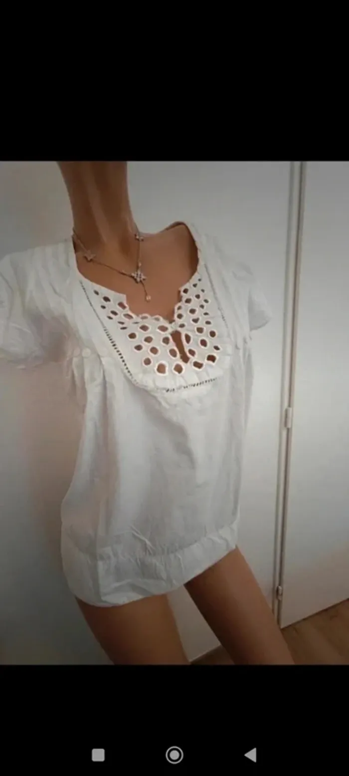 Jolie blouse dentelle 36