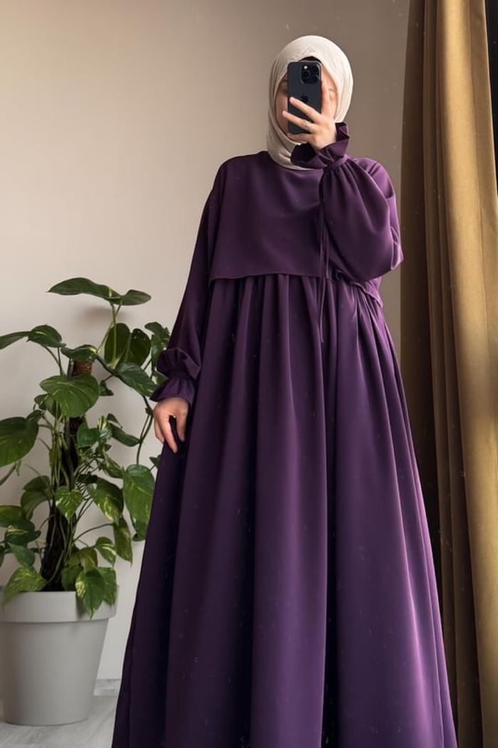 Robe Longue mauve - photo numéro 2