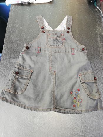 Robe jean grise 18 mois fille Sergent Major