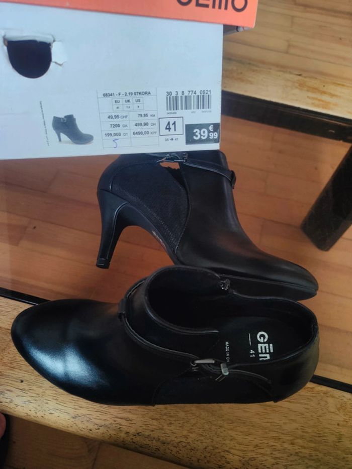 NEUF - Bottines noires 41 - photo numéro 8