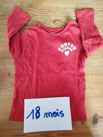 Haut manches longues 18mois
