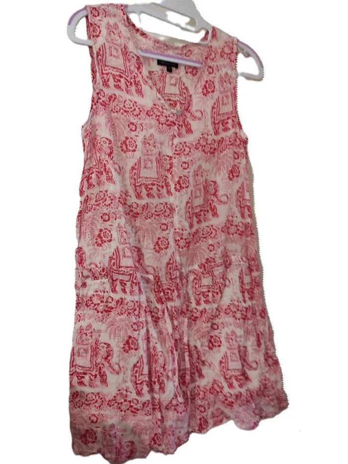 Robe été légère Mystic Taille 38 blanc rose foncé