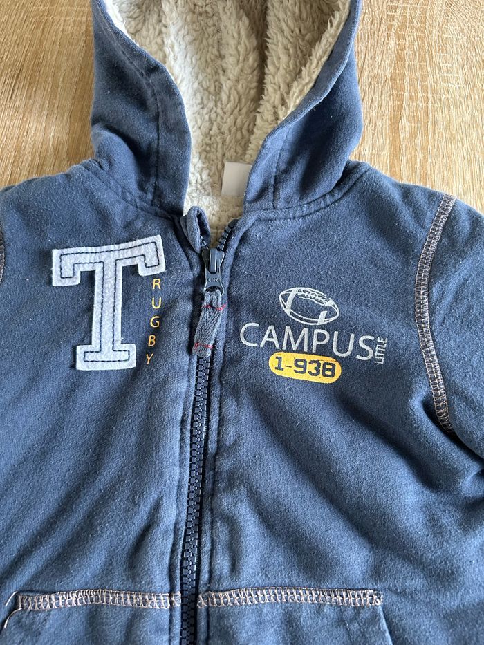 Pull zips à capuche - photo numéro 2