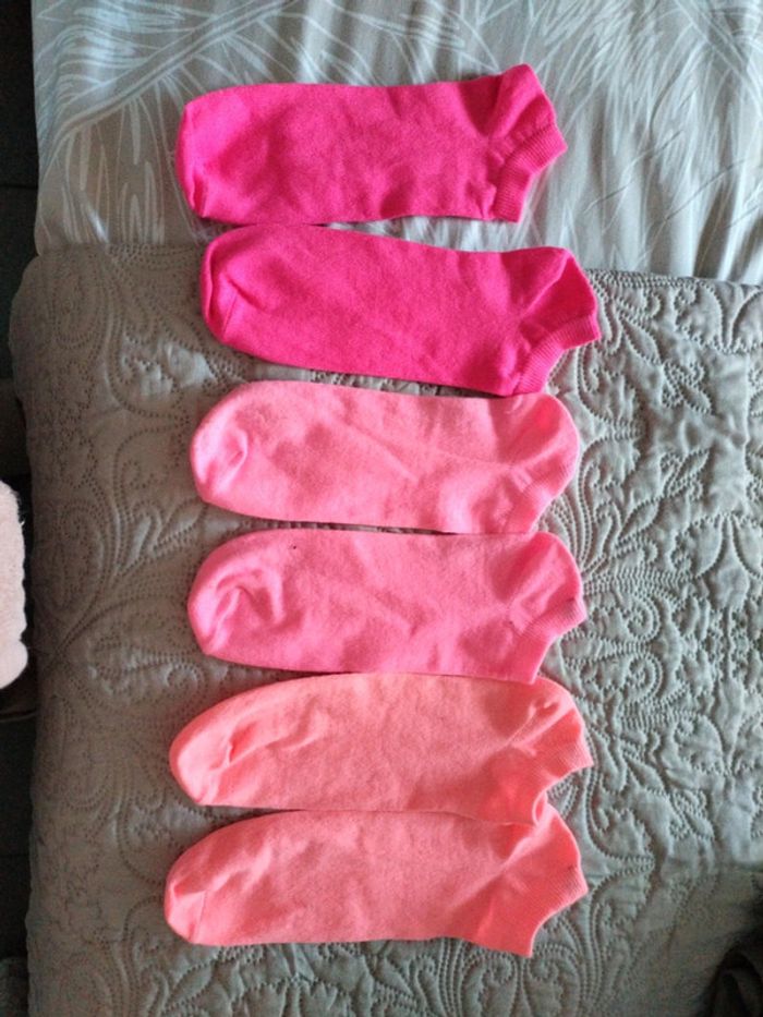 Socquettes neuves fluo