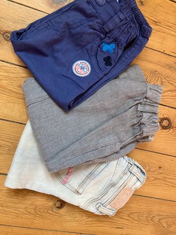 Lot de 3 pantalons taille 74