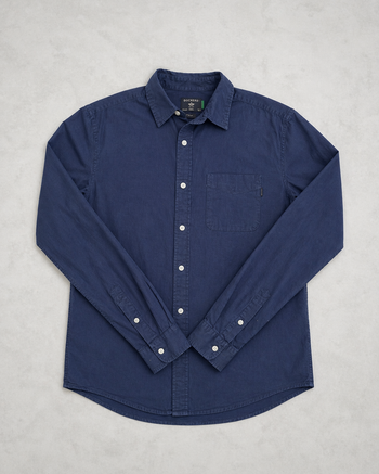 Chemise Dockers bleu marine slim fit manches longues homme taille M