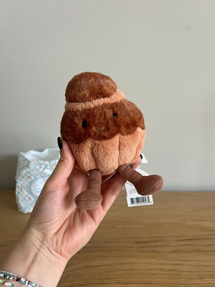 Peluche pâtisserie Jellycat brioche - photo numéro 2