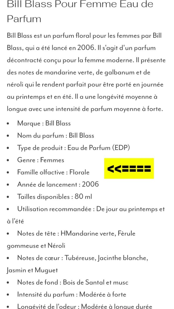 Parfums bill blass - photo numéro 4