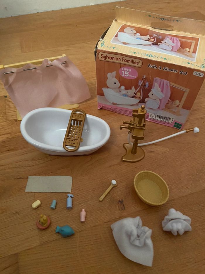 Salle de bain sylvanian families 5022