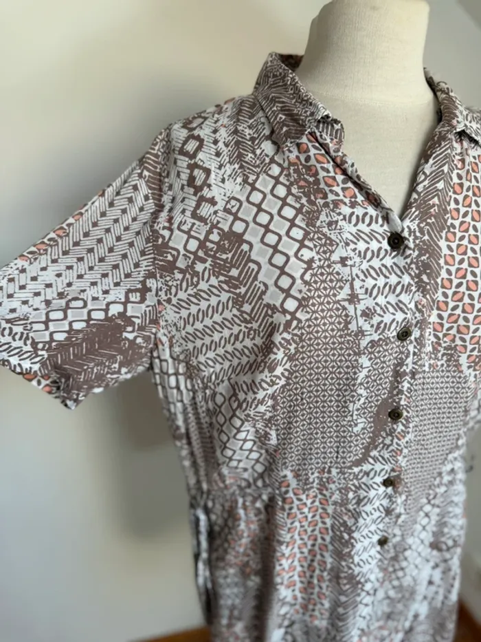 bele blouse chemise fluide en viscose damart 44 - photo numéro 2