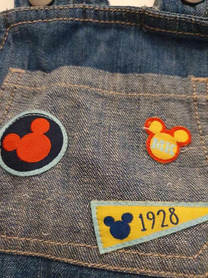 Salopette Disney en denim Taille 3 mois - photo numéro 4