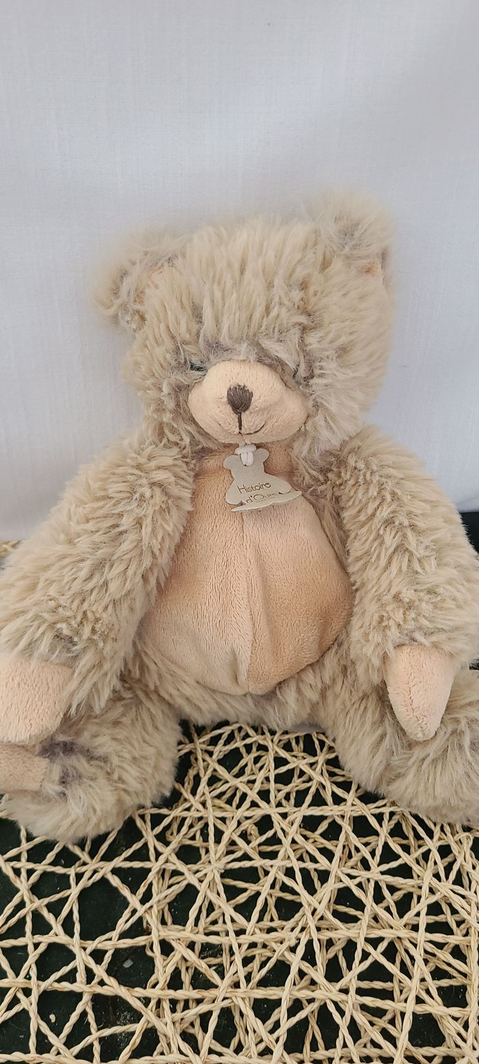 Peluche Ours miel 25 cm Histoire d'ours