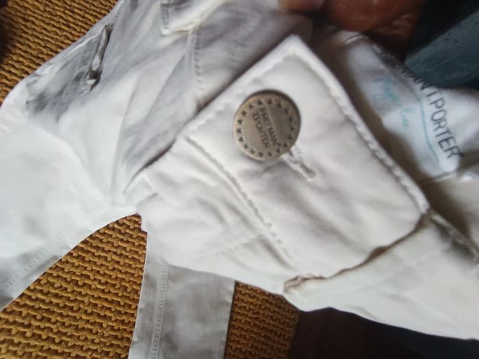 Pantalon slim Freeman Porter taille XS blanc crème - photo numéro 3
