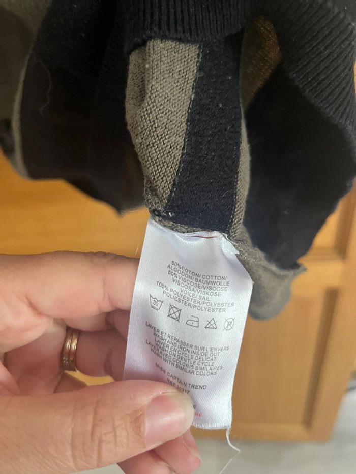 Robe pull fin kaki Captain Tortue T1 - photo numéro 5