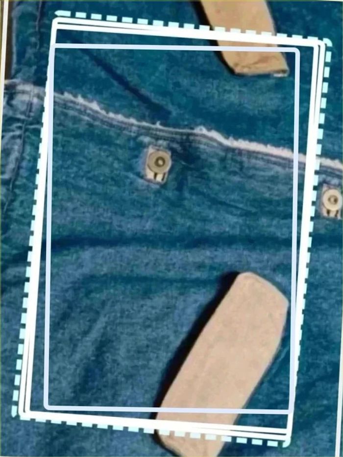 Veste fourré jeans globe trotter - photo numéro 3