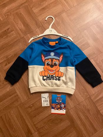 Sweat pull taille 9 mois Pat Patrouille (NEUF)