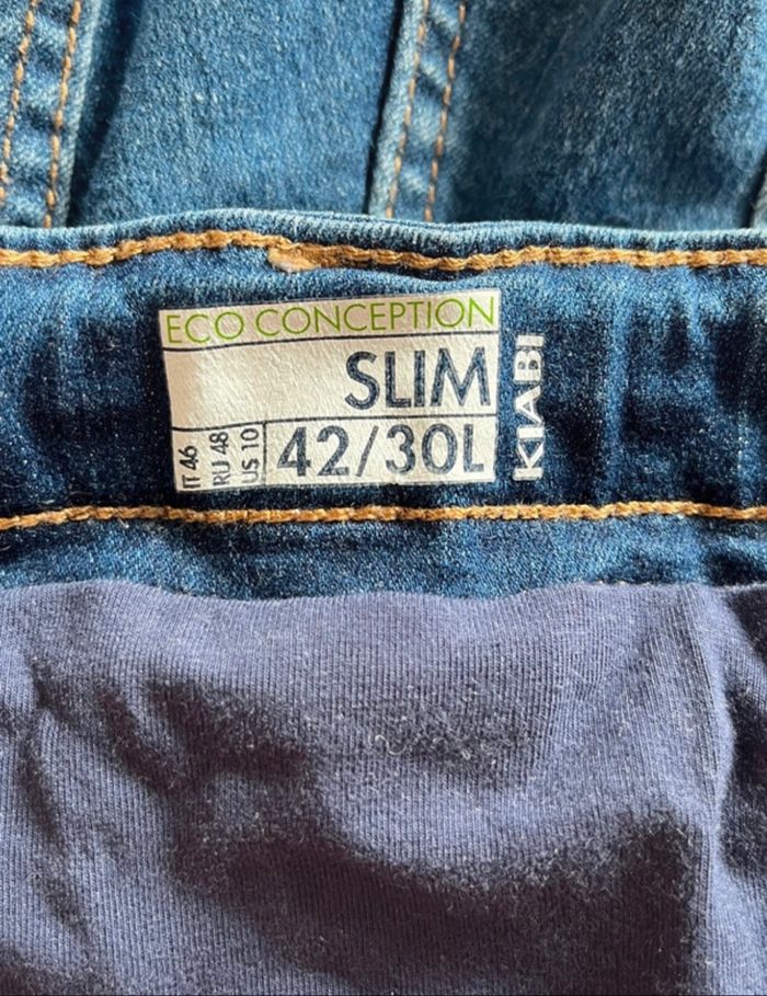 Pantalon de grossesse bleu foncé - photo numéro 2