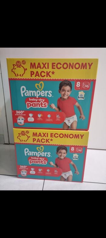116 pants taille 8 pampers