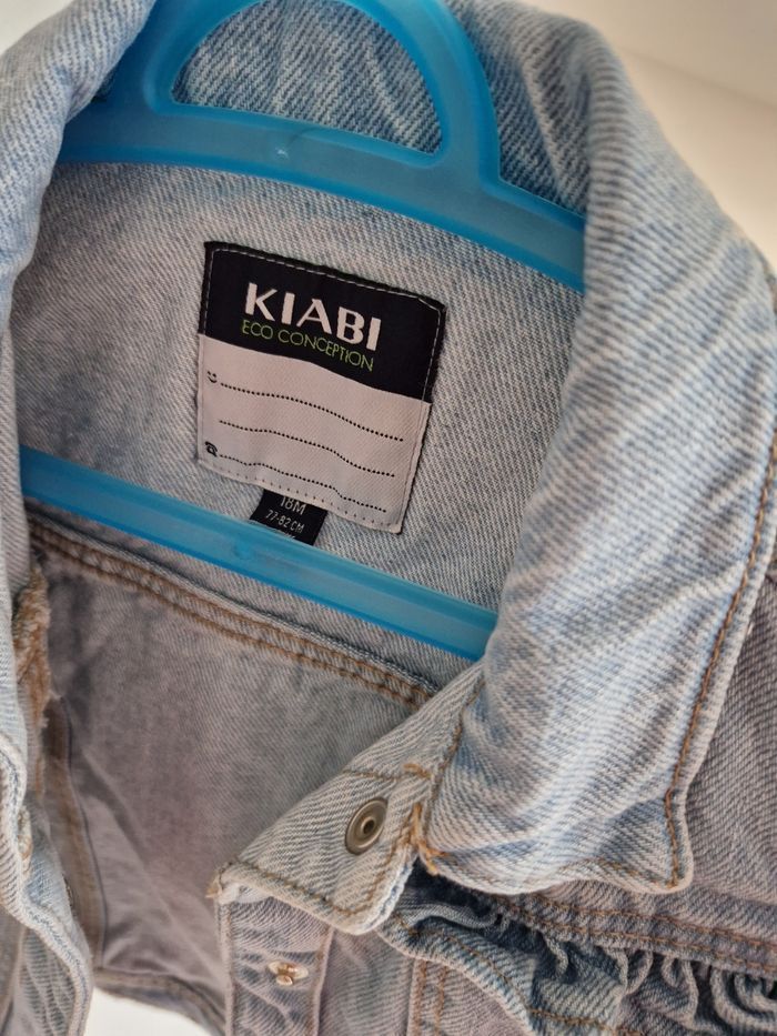 Veste en jeans kiabi 🎀 18 mois - photo numéro 2