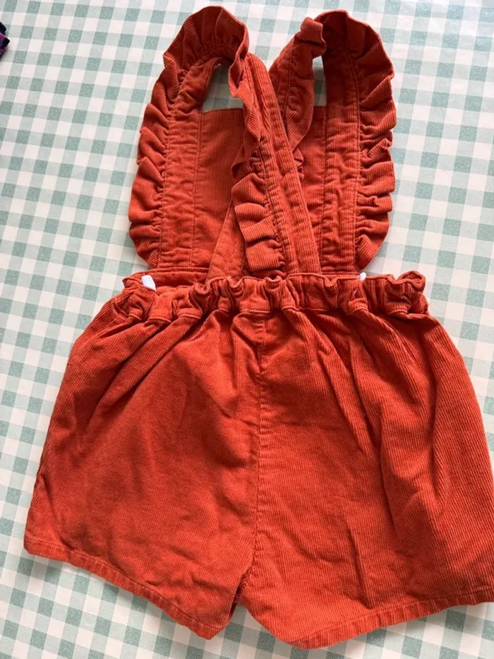 Salopette / combishort enfants velours Lililotte taille 4 ans - photo numéro 5