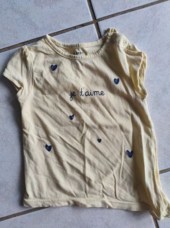Tee shirt 12 mois