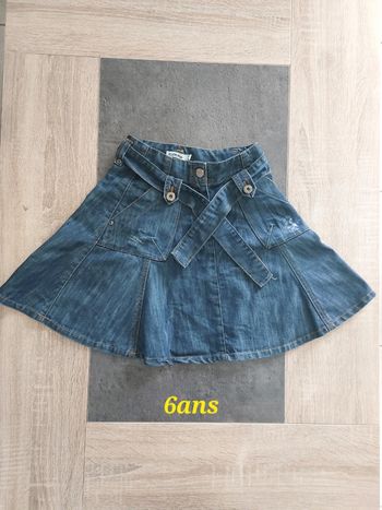 Jupe en jean réglable 👧 Tape à l'œil 6ans